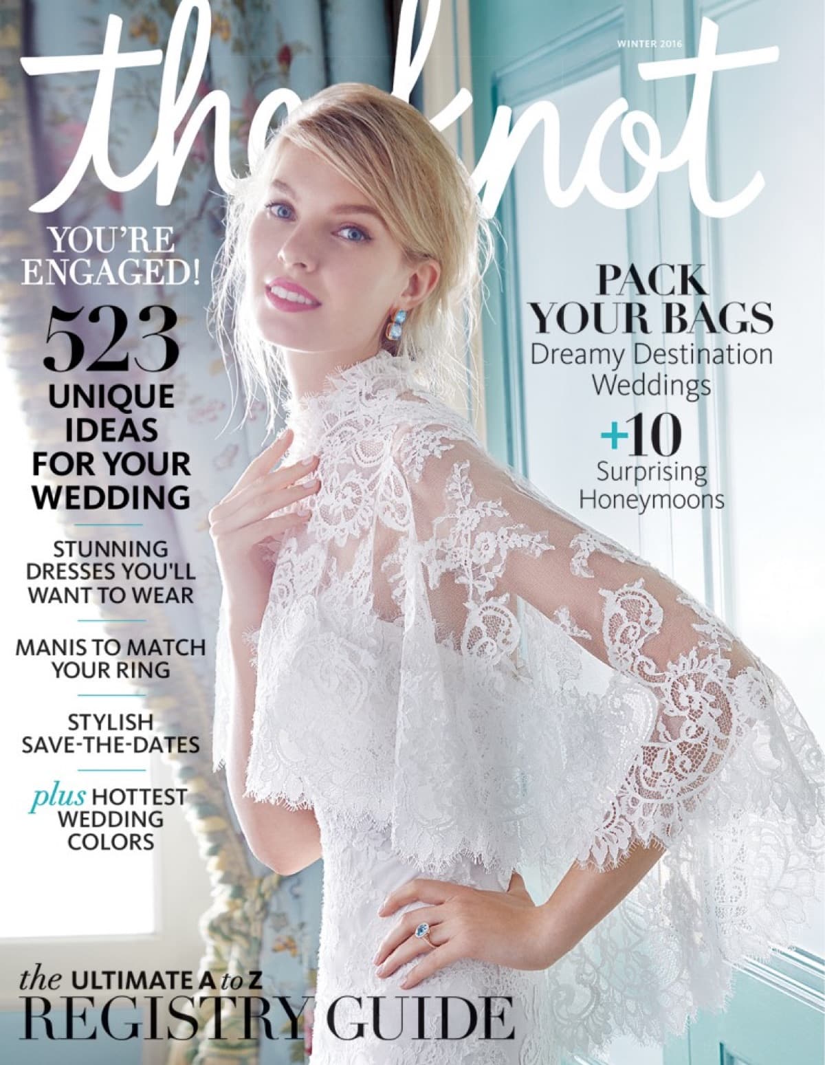 The Knot Winter Issue Features Danhov Designer Engagement Rings