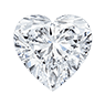 Heart cut diamond