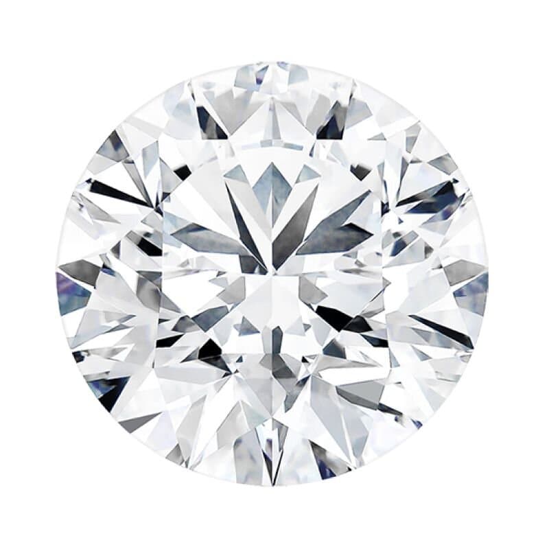 Round cut diamond