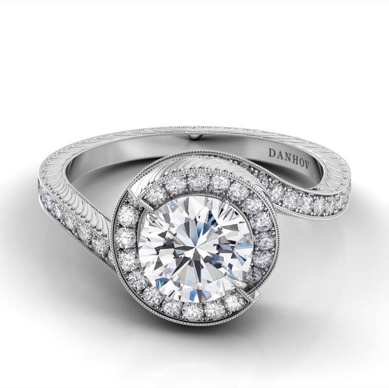 Abbraccio Vintage Engagement Ring