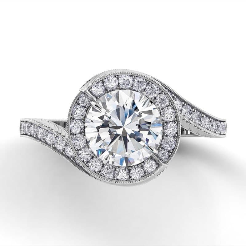 Abbraccio Vintage Engagement Ring