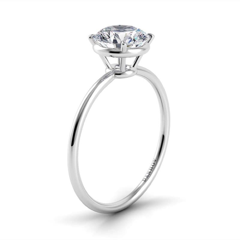 Classico Single Shank Designer Engagement Ring