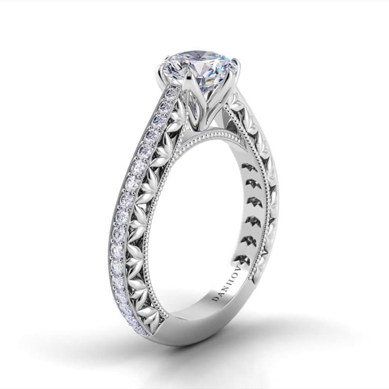 Petalo Floral Designer Engagement Ring