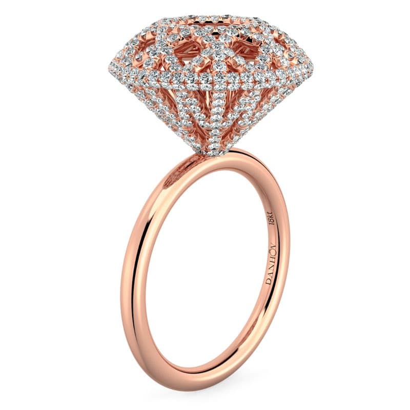 Diamante Round Fine Ring