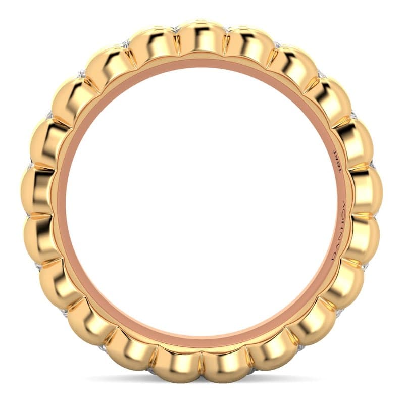 Fashion Band Four colors in one band in 14KT