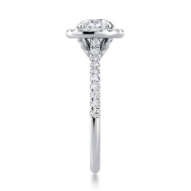 Per Lei Classic Halo Engagement Ring