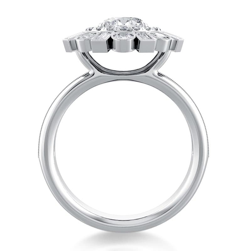 Per Lei Unique Engagement Ring