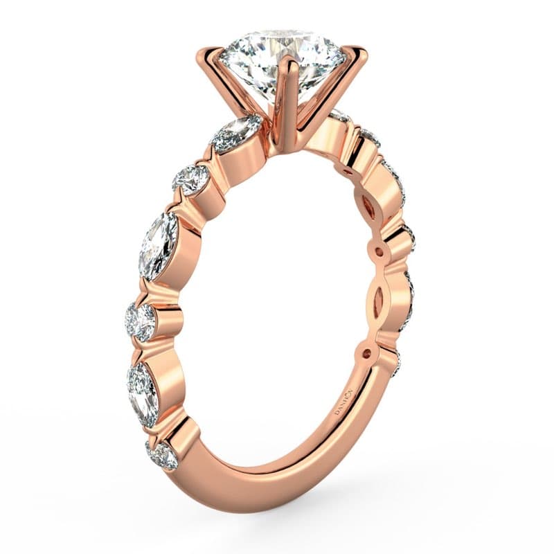 Norme de Versailles Diamond Engagement Ring