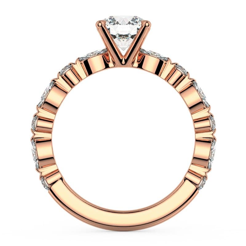 Norme de Versailles Diamond Engagement Ring