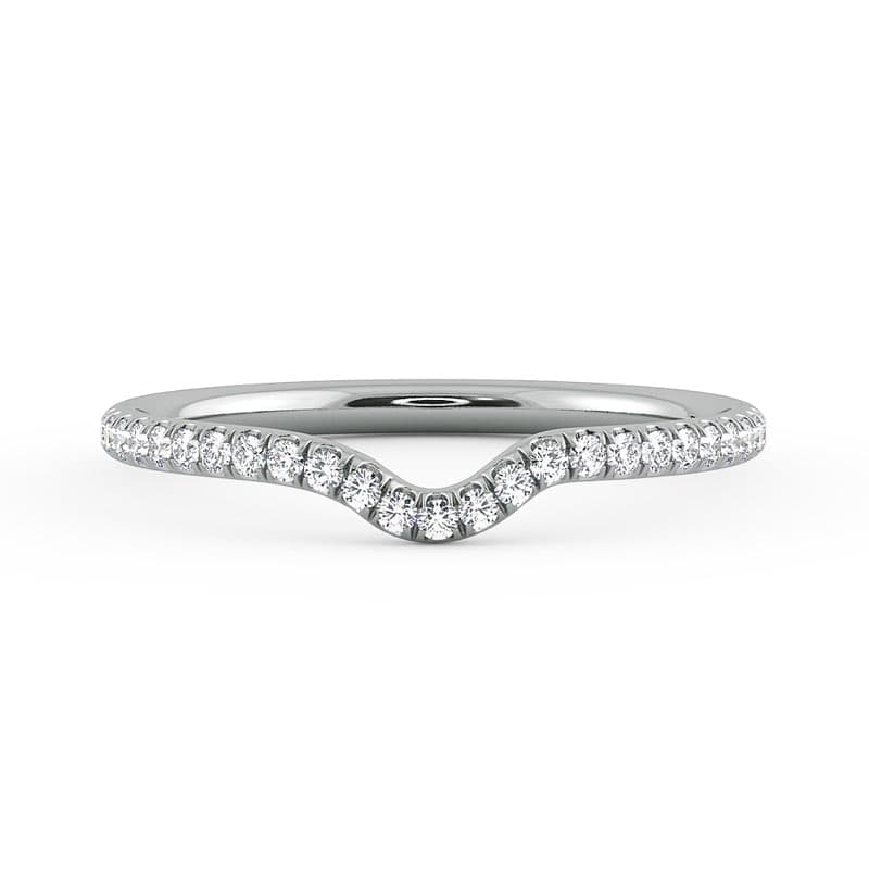 Solo Filo Diamond Wedding Band