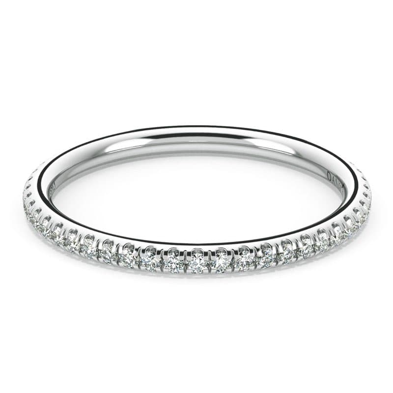 Solo Filo Elegant Diamond Wedding Band