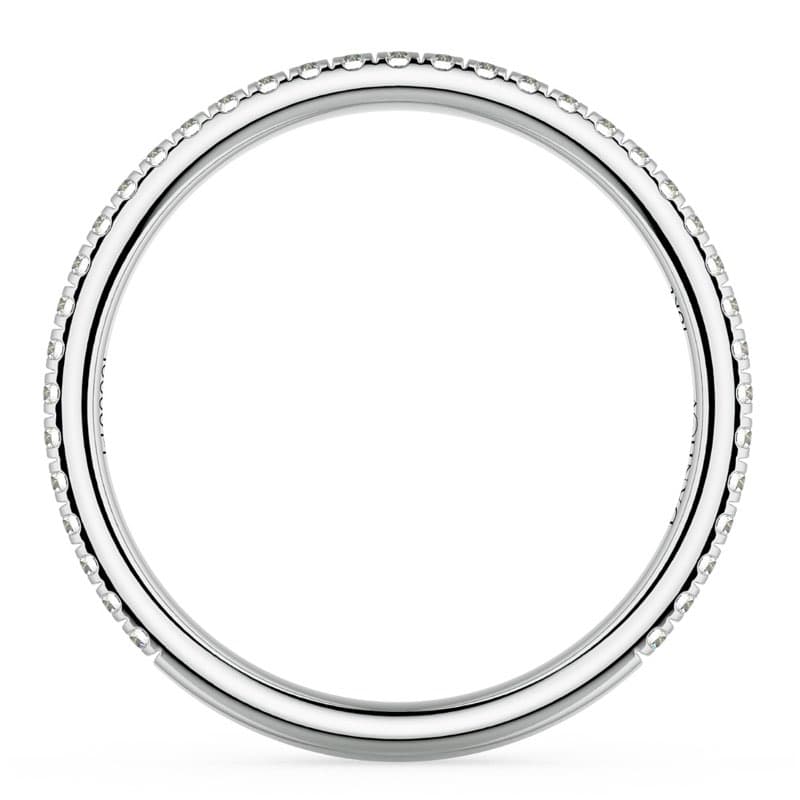 Solo Filo Elegant Diamond Wedding Band