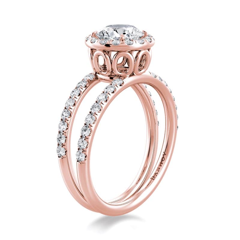 Solo Filo Engagement Ring Halo Setting