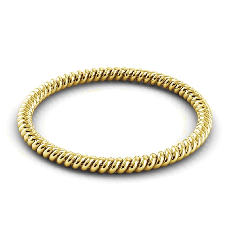 Eleganza Braided Wedding Band for Her
