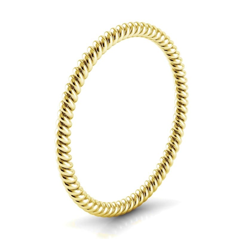 Eleganza Braided Wedding Band for Her