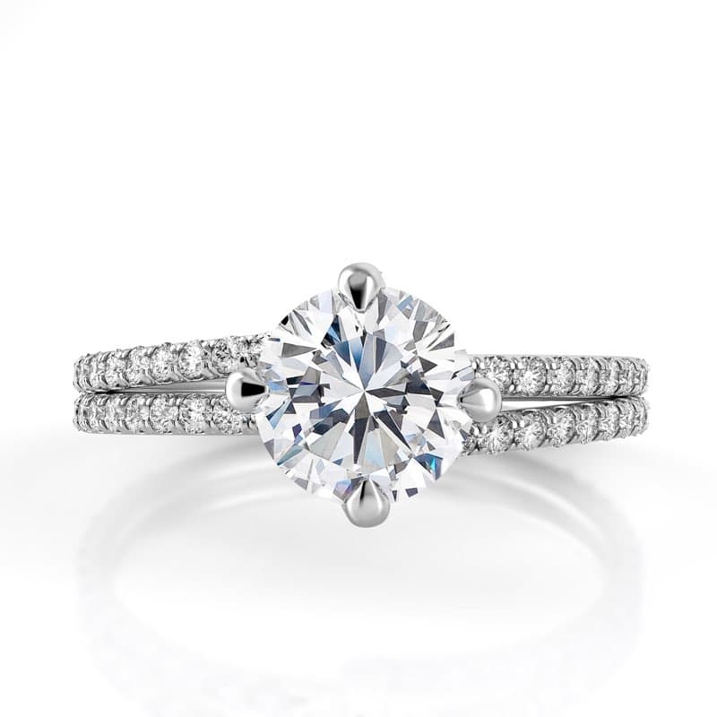 Eleganza Unique Handmade Engagement Ring