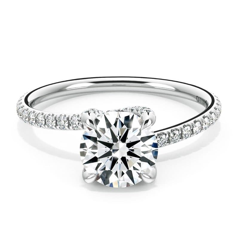 Eleganza Swirl Diamond Ring
