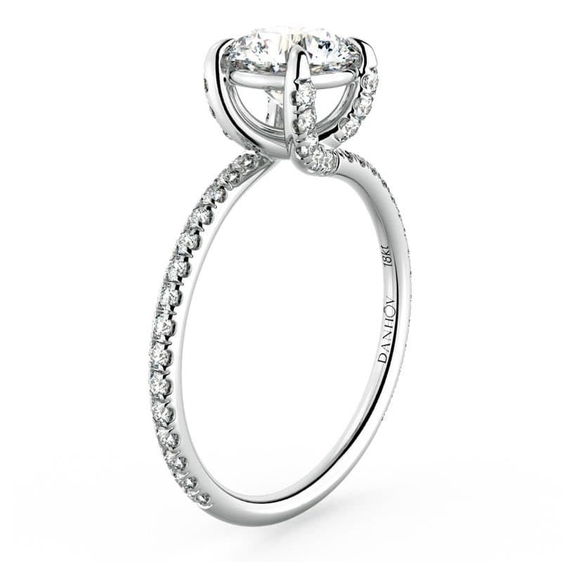 Eleganza Swirl Diamond Ring