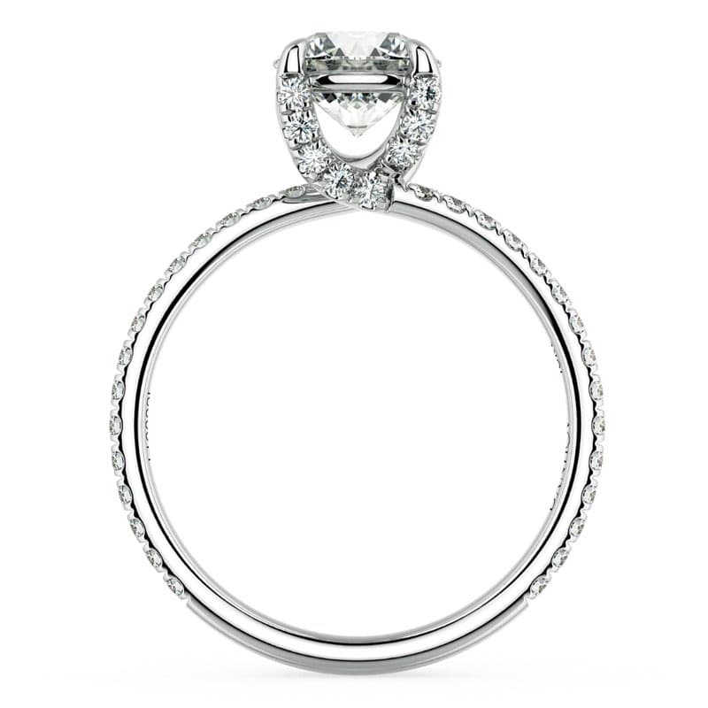 Eleganza Swirl Diamond Ring