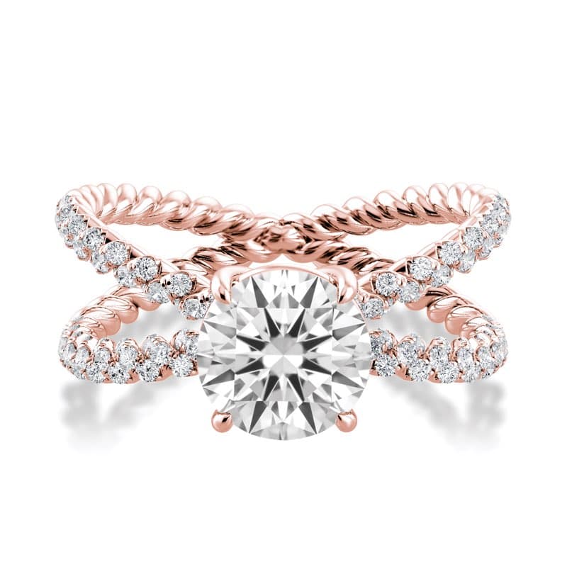 Eleganza One of a Kind Diamond Engagement Ring