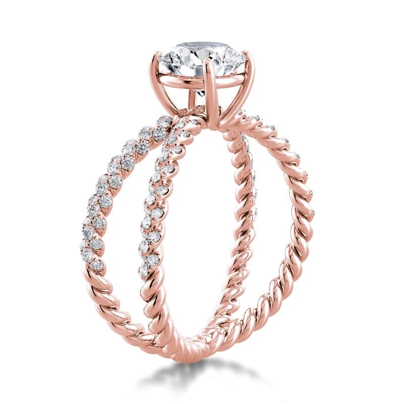 Eleganza One of a Kind Diamond Engagement Ring
