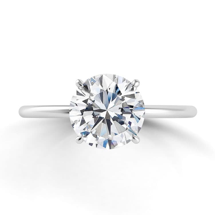 Classico Single Shank Designer Engagement Ring