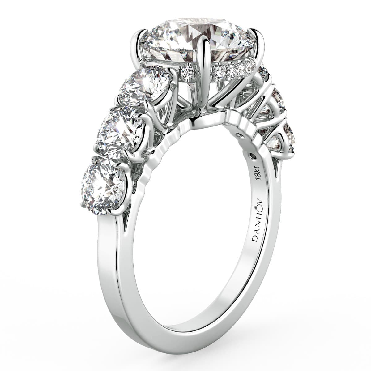 Classico Six Diamond Engagement Ring