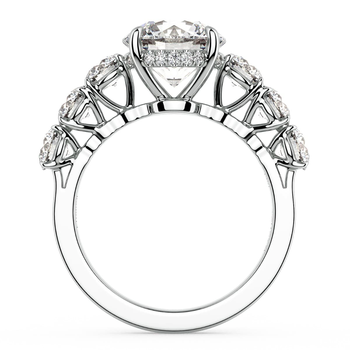 Classico Six Diamond Engagement Ring
