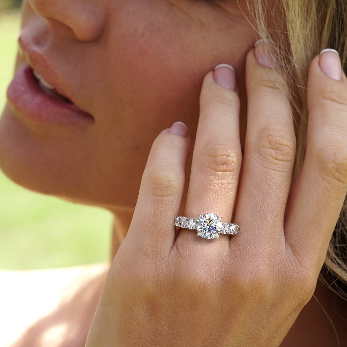 Classico Six Diamond Engagement Ring