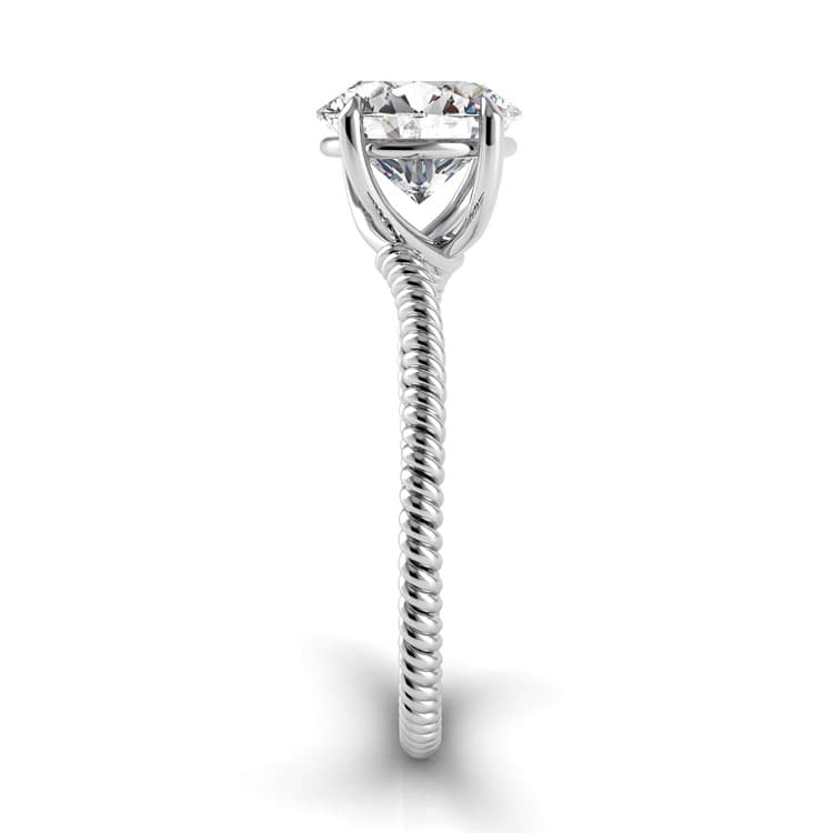 Eleganza Braided Designer Engagement Ring