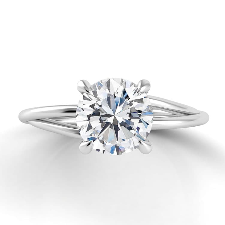 Eleganza Braided Engagement Ring