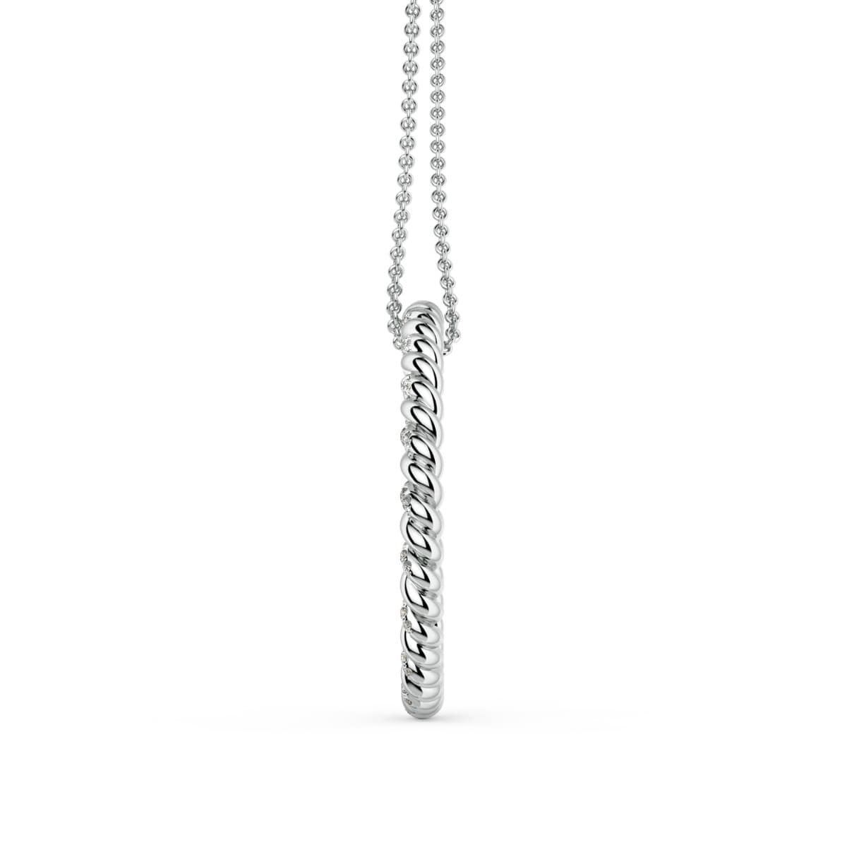 Eleganza Braided Round Pendant