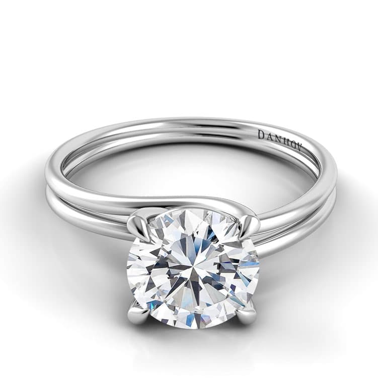 Eleganza Double Shank Engagement Ring
