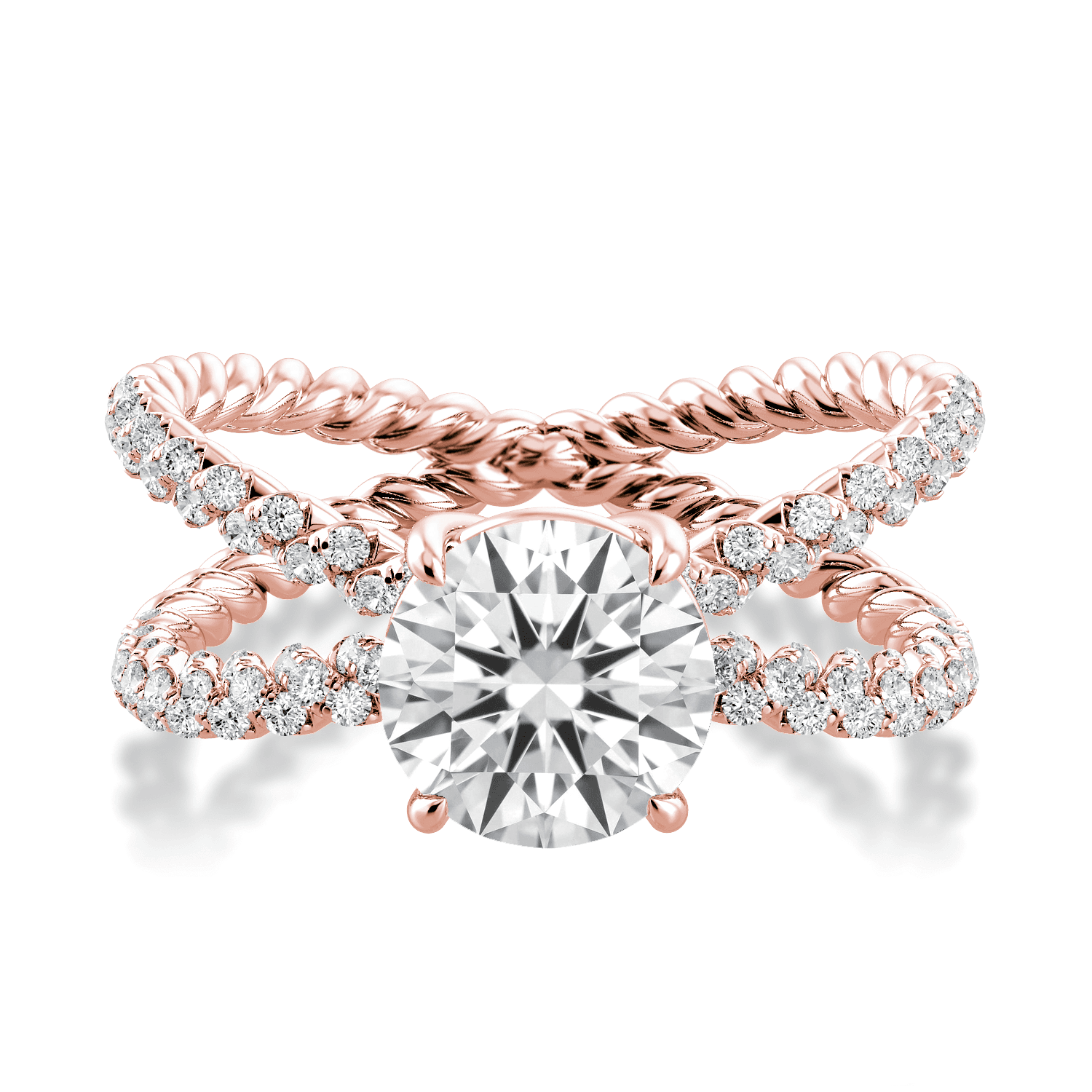 Eleganza One of a Kind Diamond Engagement Ring