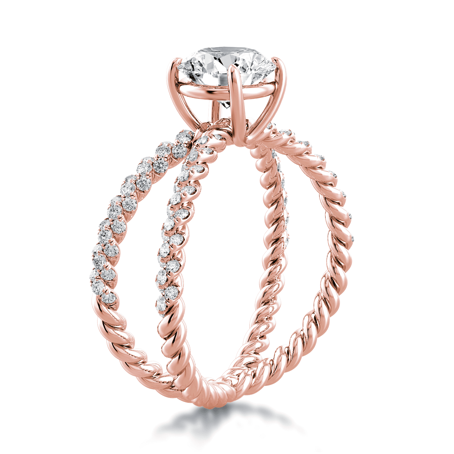Eleganza One of a Kind Diamond Engagement Ring