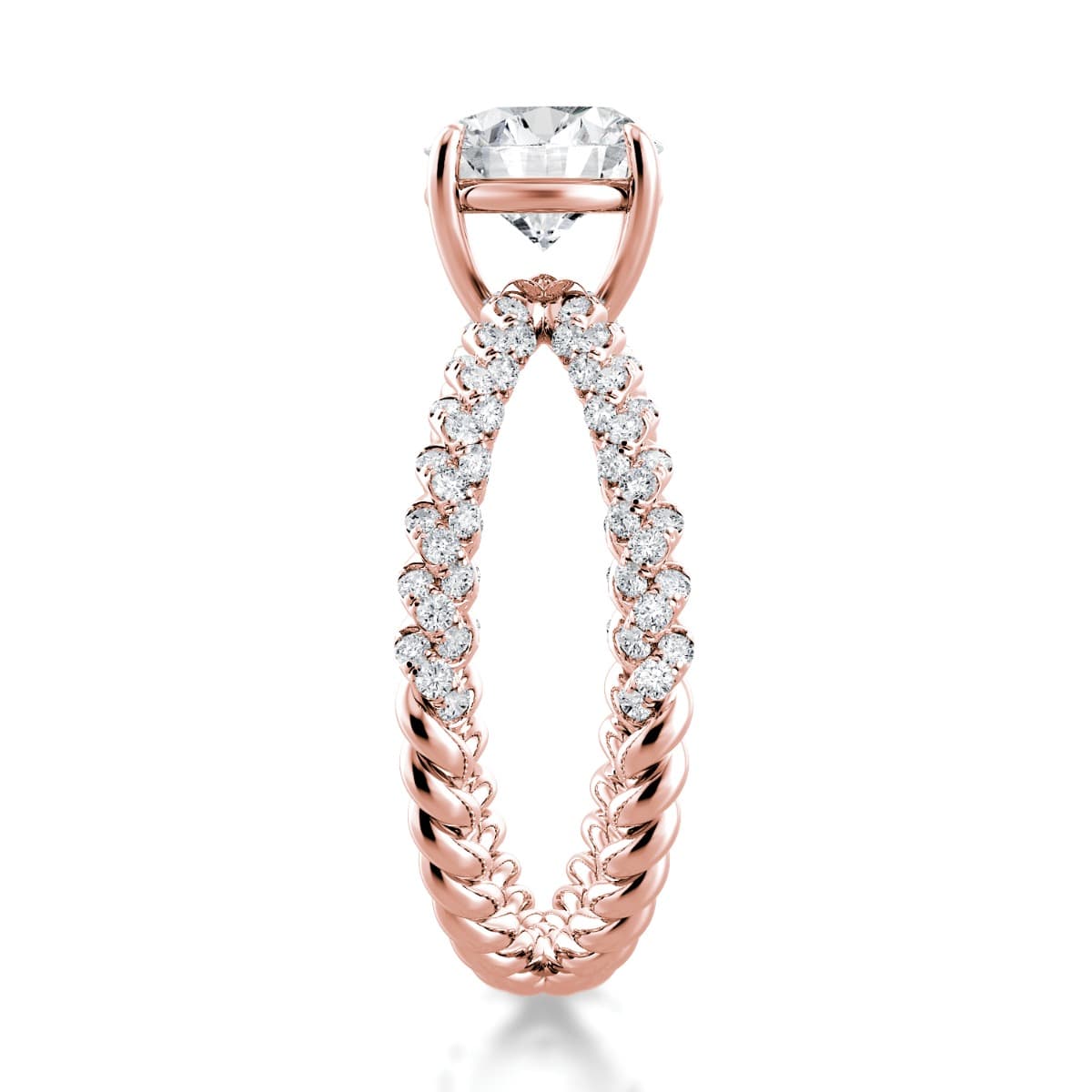 Eleganza One of a Kind Diamond Engagement Ring