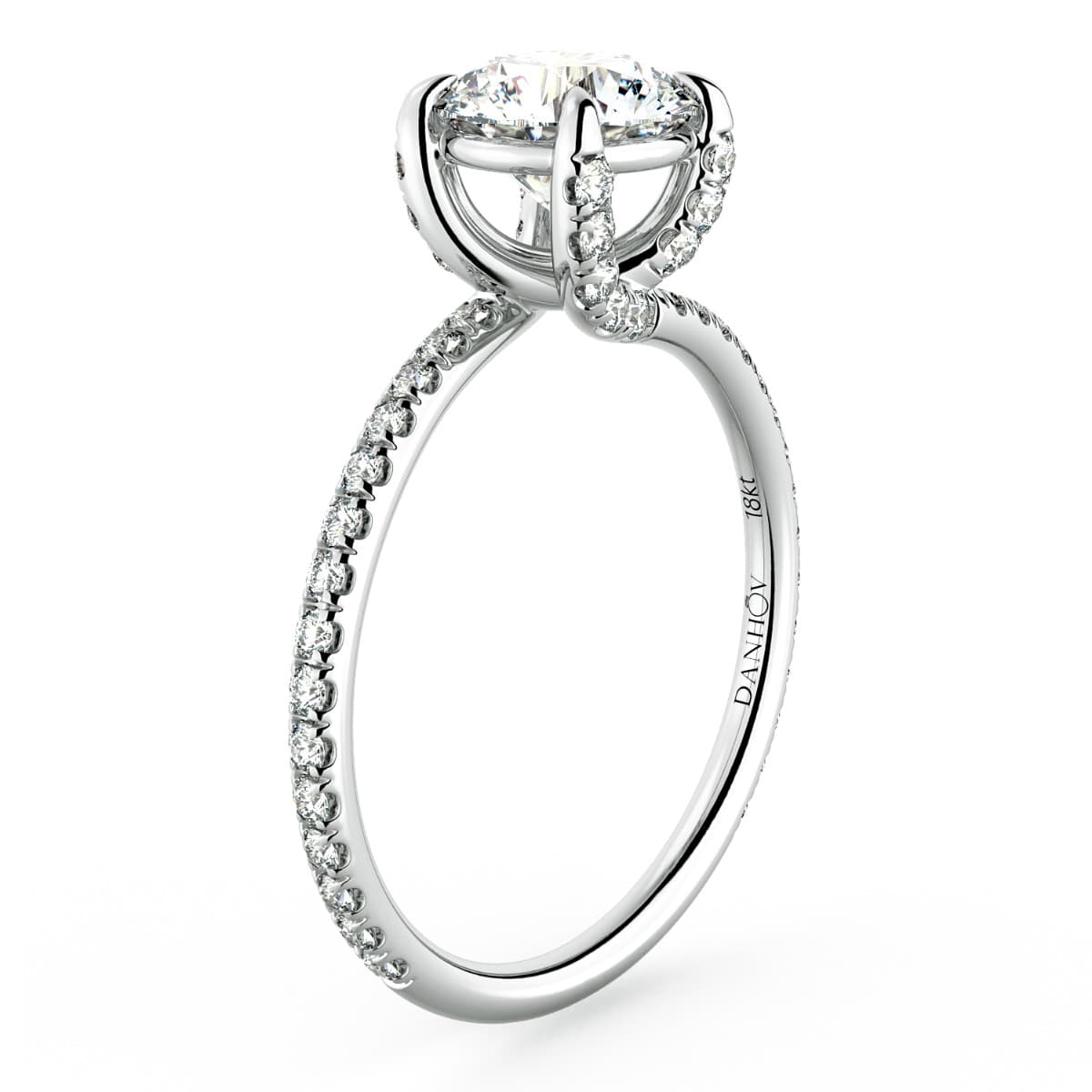 Eleganza Swirl Diamond Ring
