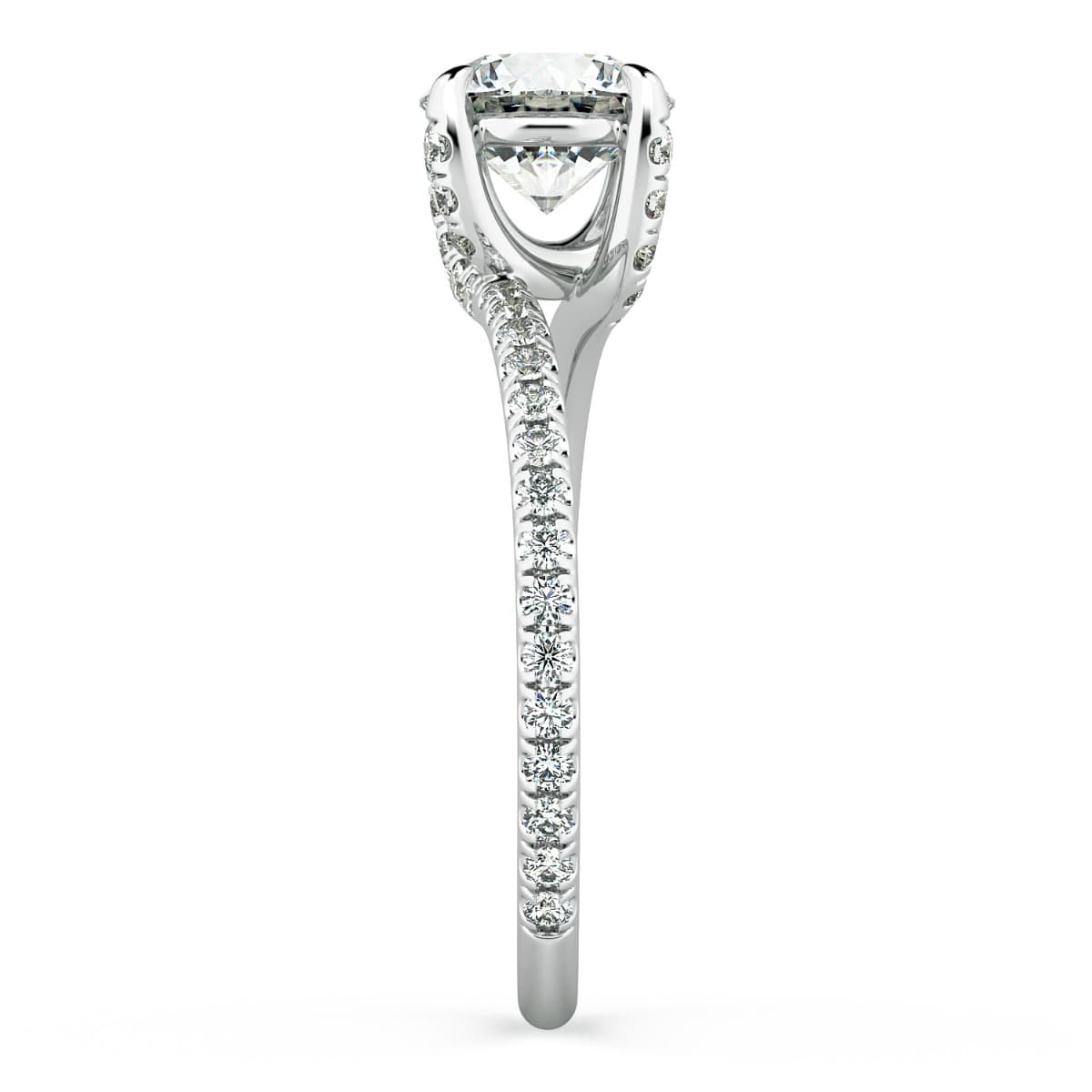 Eleganza Swirl Diamond Ring