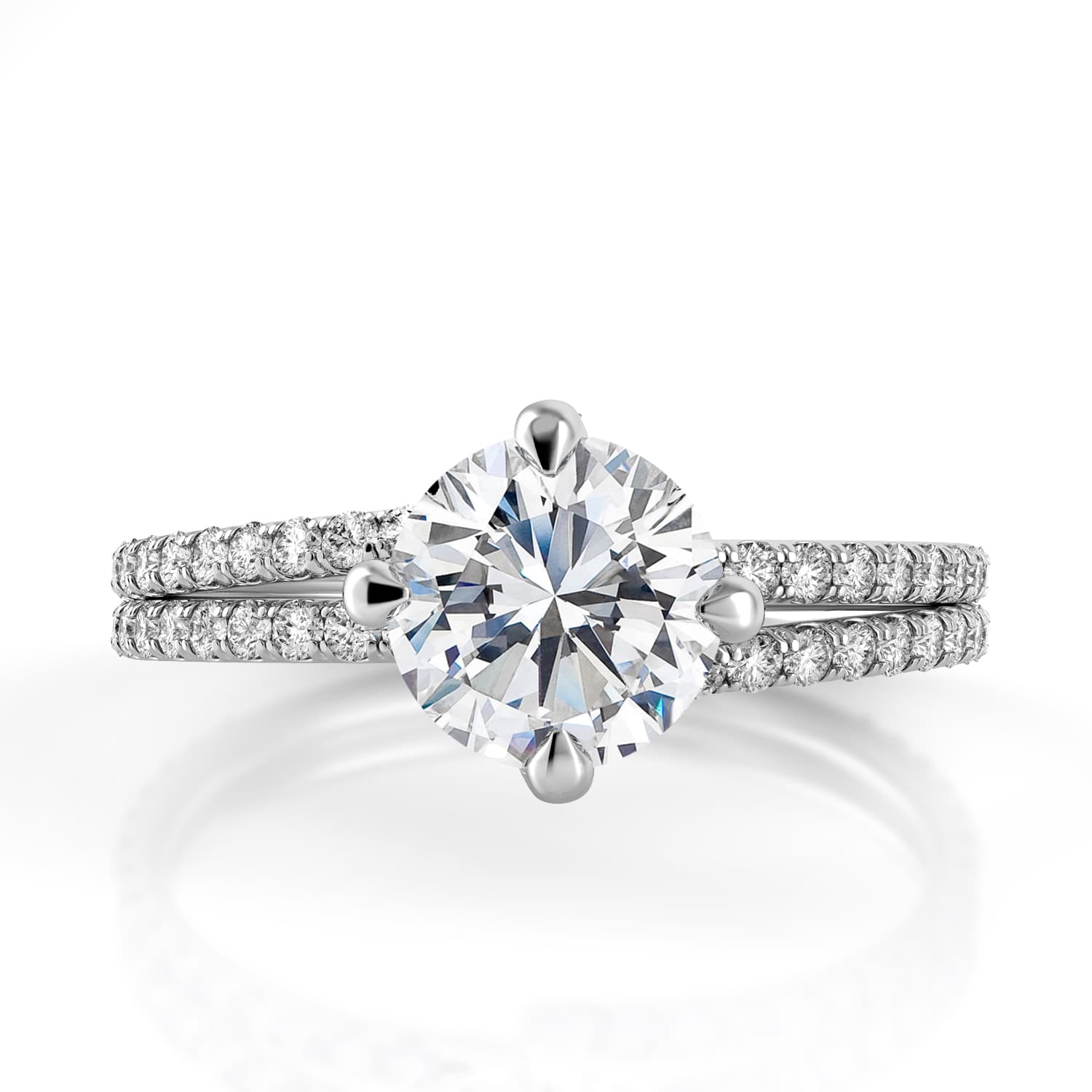 Eleganza Unique Handmade Engagement Ring