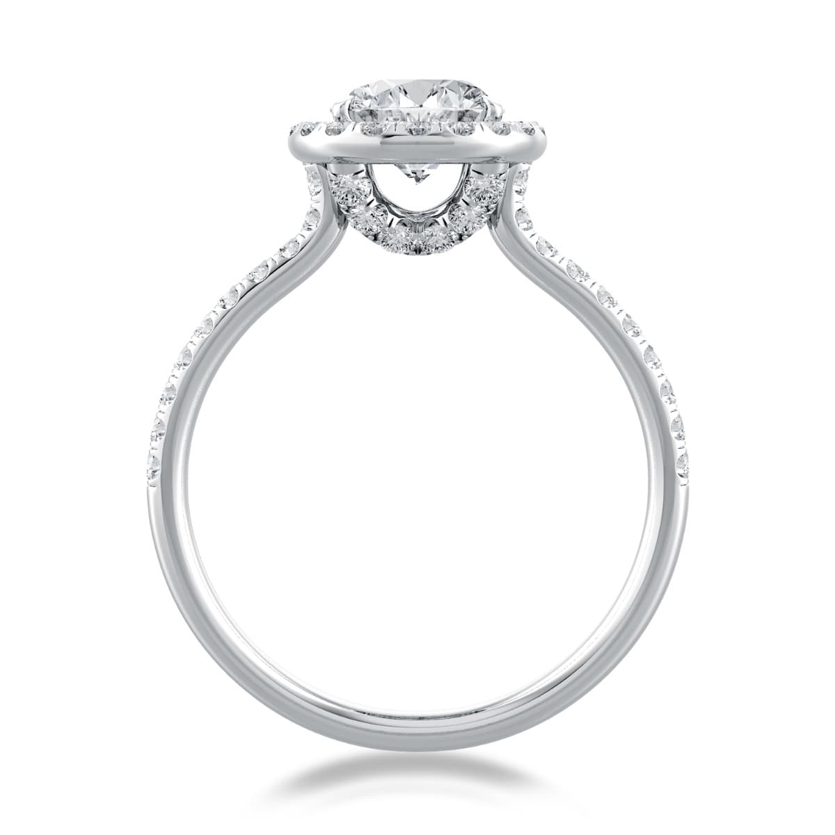 Per Lei Classic Halo Engagement Ring