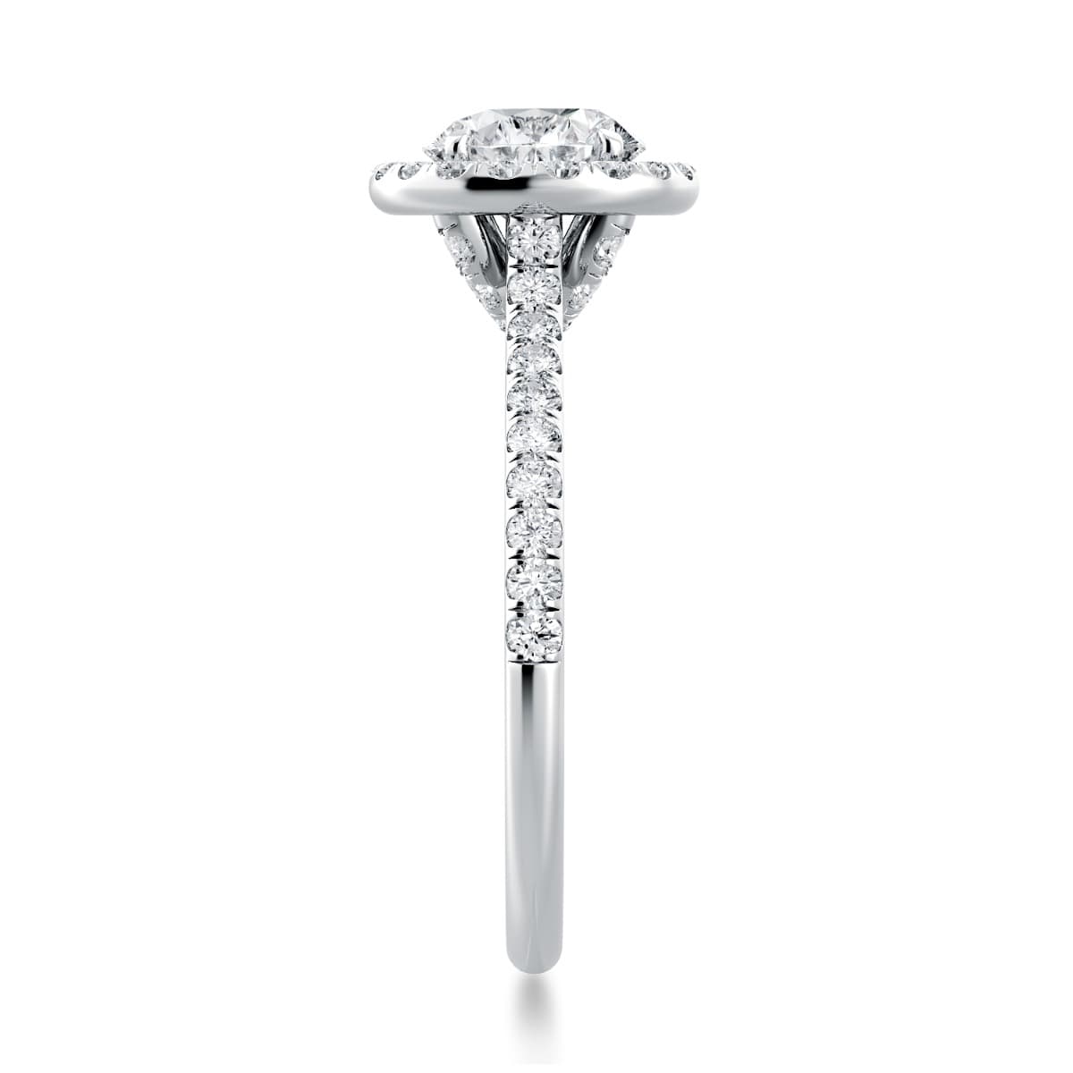Per Lei Classic Halo Engagement Ring