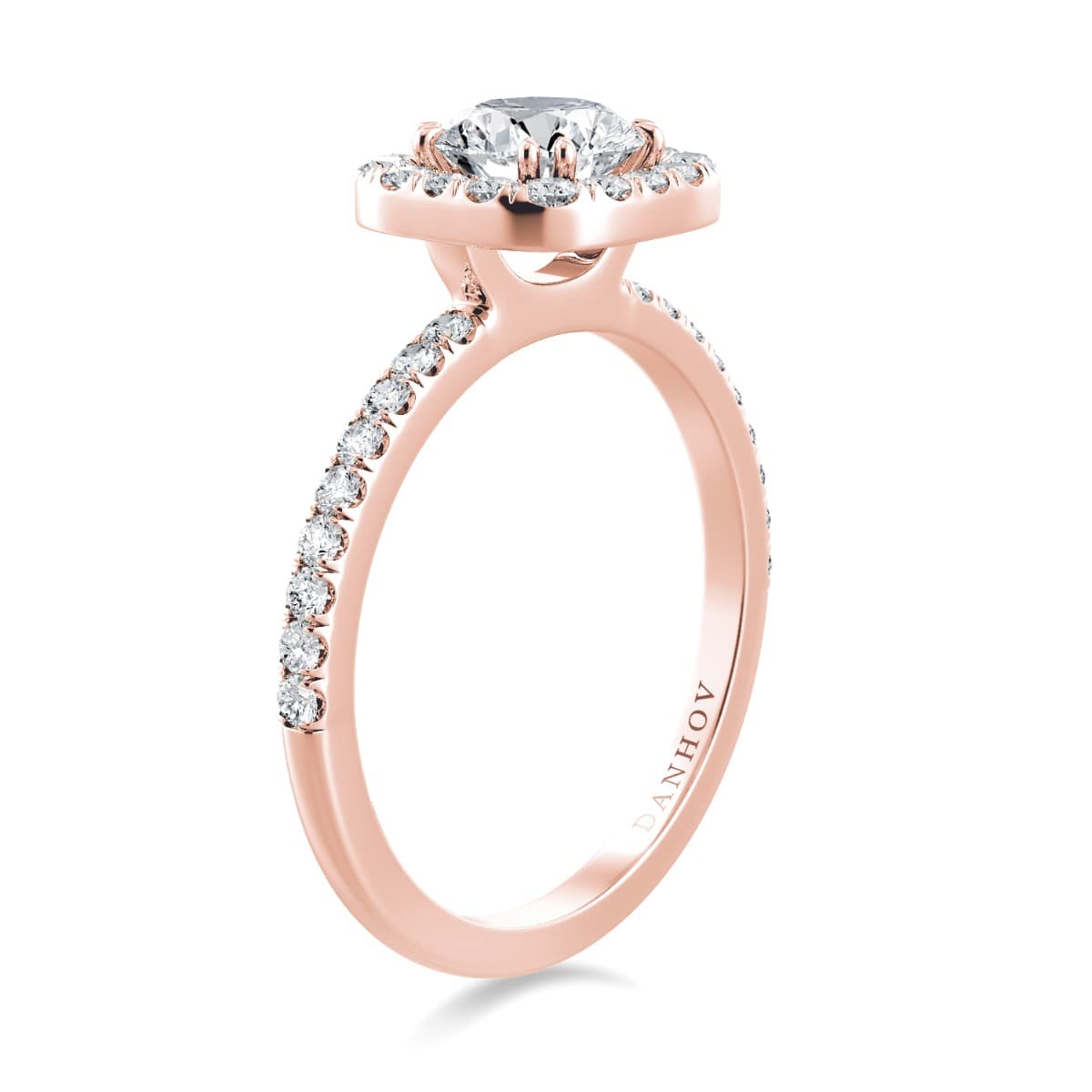 Per Lei Halo Engagement Ring