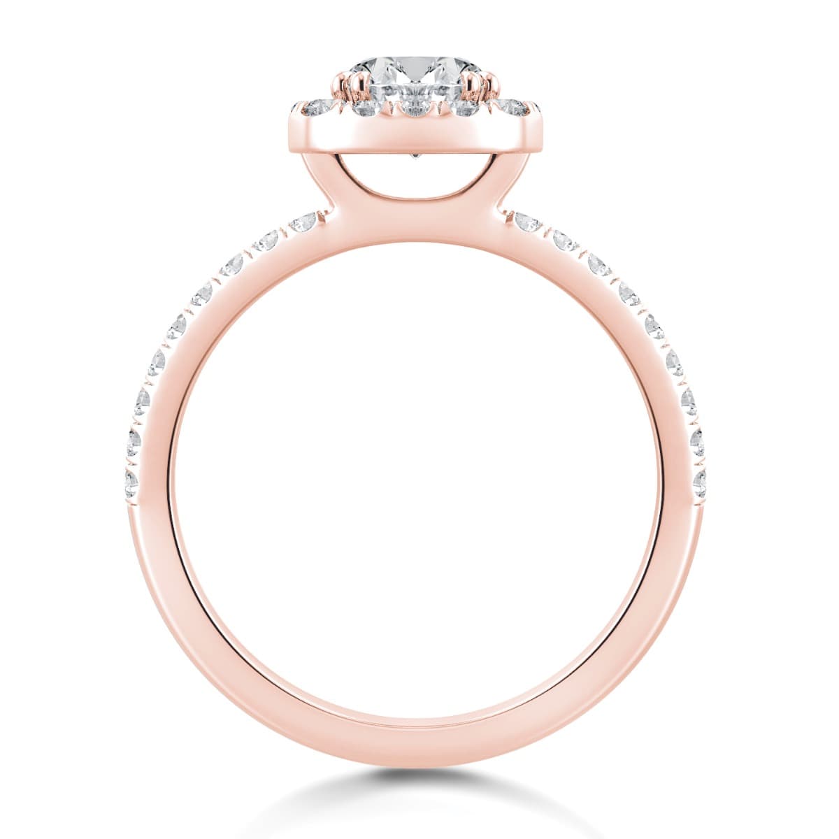 Per Lei Halo Engagement Ring