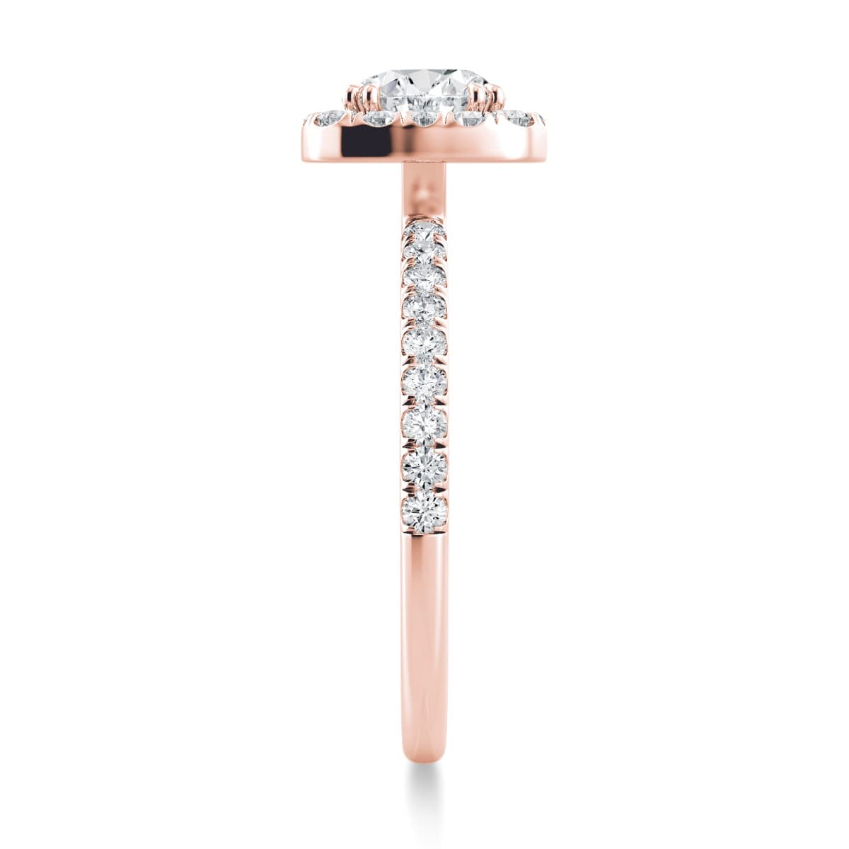 Per Lei Halo Engagement Ring