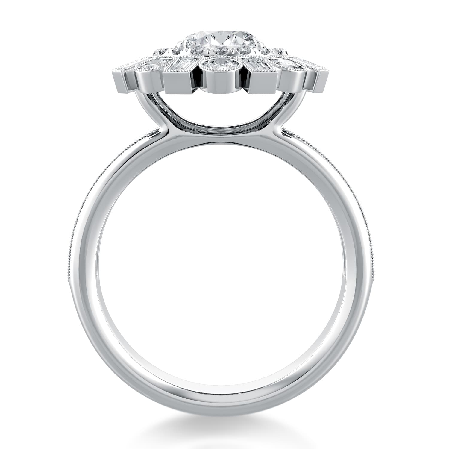 Per Lei Unique Engagement Ring