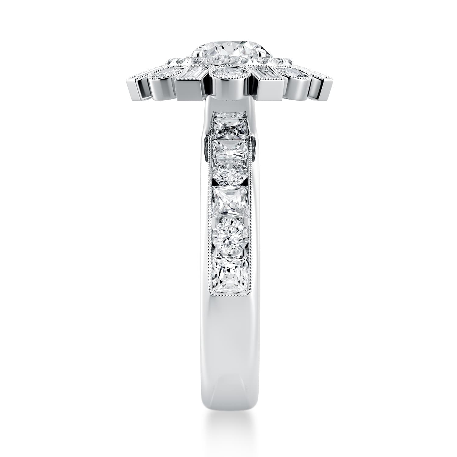 Per Lei Unique Engagement Ring