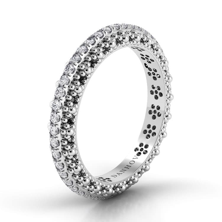 Petalo Diamond Wedding Band for Women