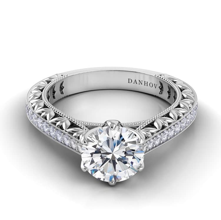 Petalo Floral Designer Engagement Ring