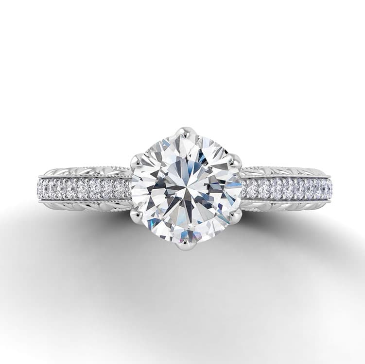 Petalo Floral Designer Engagement Ring