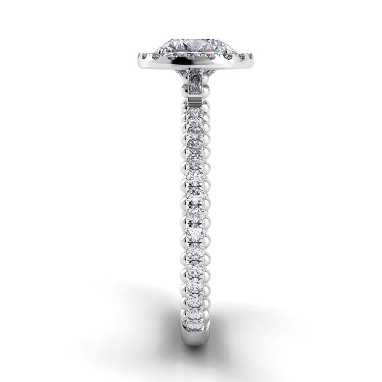 Petalo Round Diamond Engagement Ring